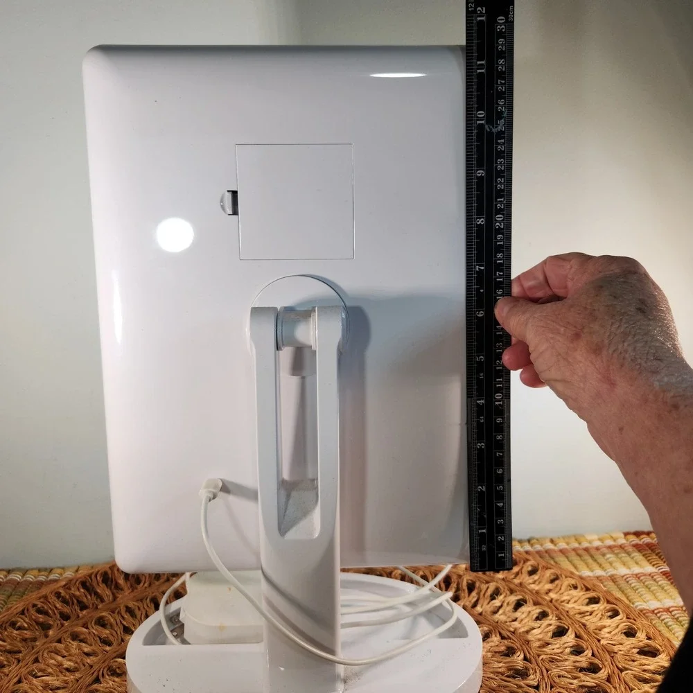 LED Lighted Makeup Mirror White Tabletop Vanity Mirror with USB Power Adapter